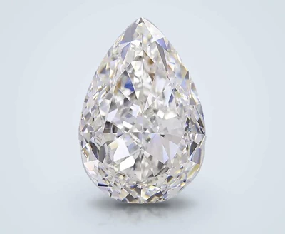17.01ct F VS1 Very Good Cut Pear Lab Grown Diamond