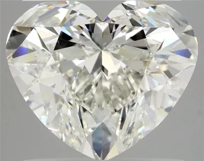 4.01ct J SI2 Very Good Cut Heart Diamond