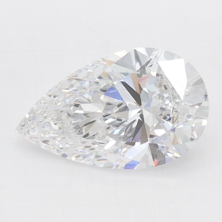 1.09ct D VVS1 Rare Carat Ideal Cut Pear Lab Grown Diamond