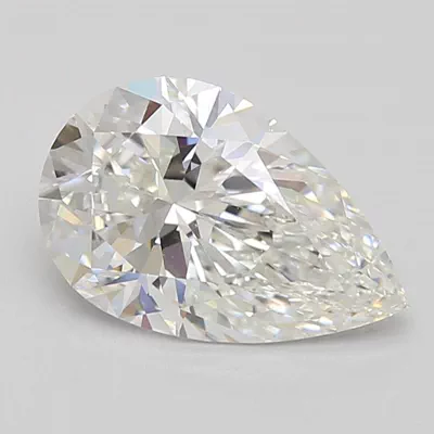2.01ct F VS1 Rare Carat Ideal Cut Pear Lab Grown Diamond