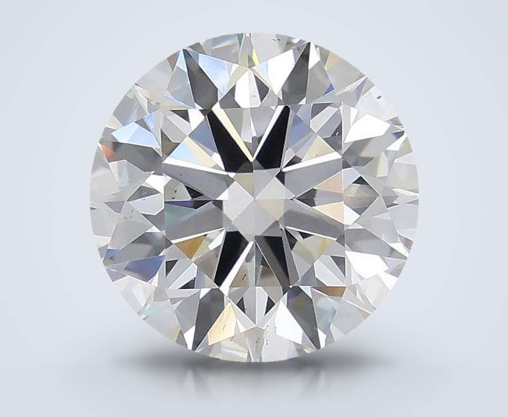 3.05ct H VS2 Rare Carat Ideal Cut Round Lab Grown Diamond
