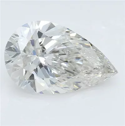 2.12ct H VVS2 Rare Carat Ideal Cut Pear Lab Grown Diamond