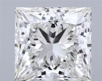 11.05ct H VS1 Rare Carat Ideal Cut Princess Lab Grown Diamond