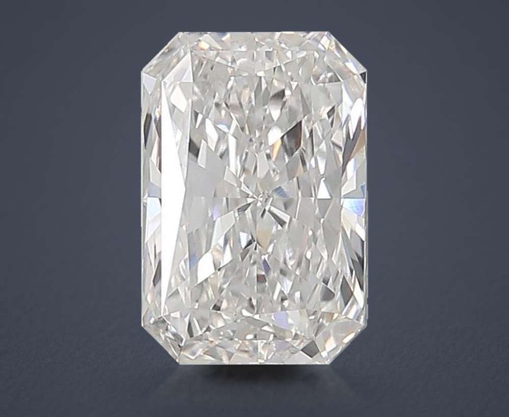 5.04ct F VVS2 Excellent Cut Radiant Lab Grown Diamond