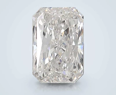 5.04ct F VVS2 Excellent Cut Radiant Lab Grown Diamond