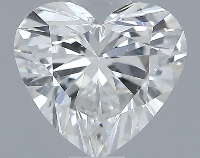 0.53ct H SI1 Rare Carat Ideal Cut Heart Diamond