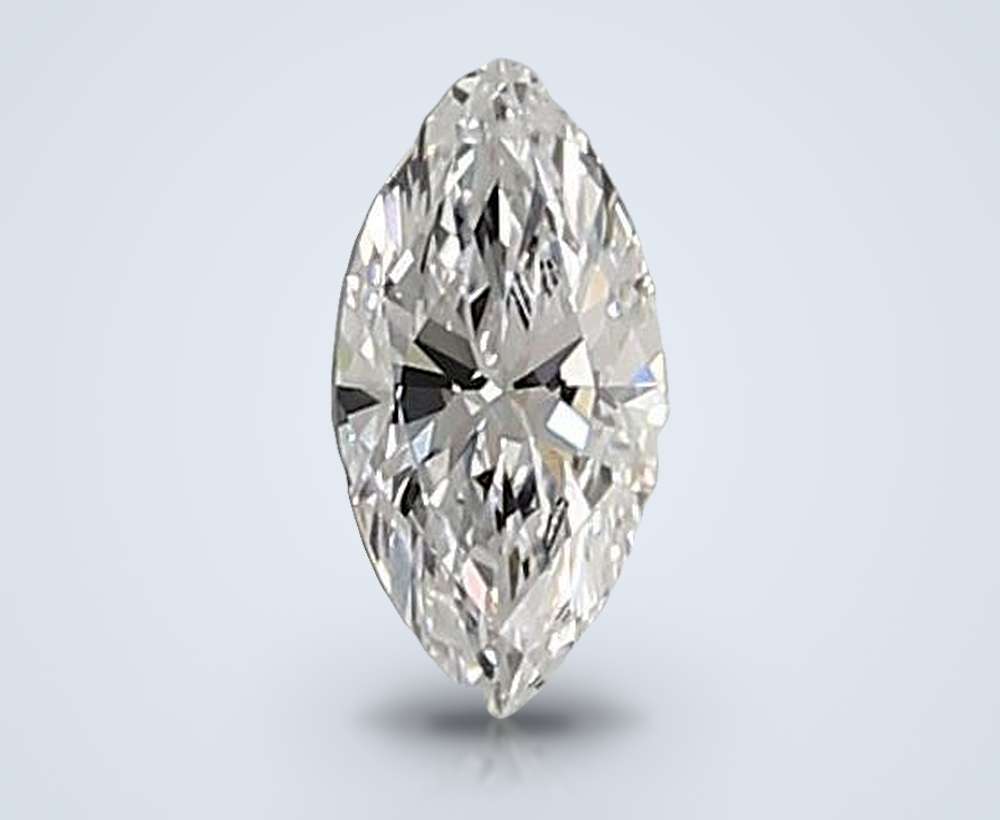 0.38ct D VVS1 Rare Carat Ideal Cut Marquise Lab Grown Diamond