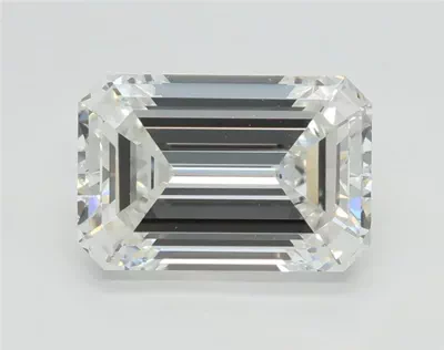 2.57ct F VS1 Rare Carat Ideal Cut Emerald Lab Grown Diamond
