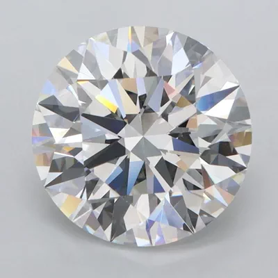 3.49ct D FL Rare Carat Ideal Cut Round Lab Grown Diamond
