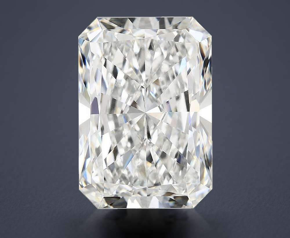 10.79ct F VVS2 Rare Carat Ideal Cut Radiant Lab Grown Diamond