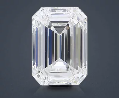 21.07ct F VVS2 Rare Carat Ideal Cut Emerald Lab Grown Diamond