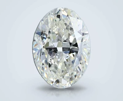 7.04ct J SI2 Rare Carat Ideal Cut Oval Diamond