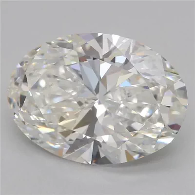 2.51ct F VVS2 Rare Carat Ideal Cut Oval Lab Grown Diamond