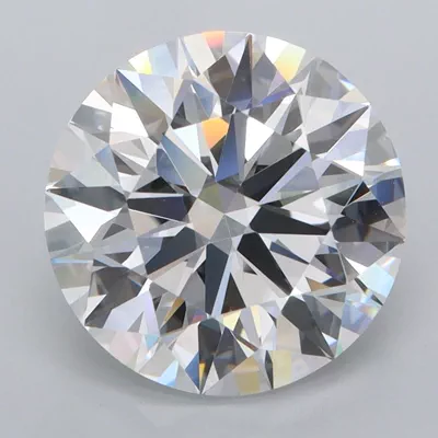 3.96ct D FL Rare Carat Ideal Cut Round Lab Grown Diamond