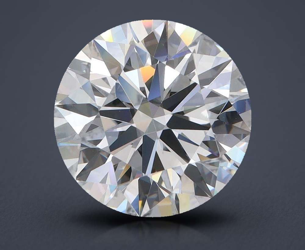 3.96ct D FL Rare Carat Ideal Cut Round Lab Grown Diamond