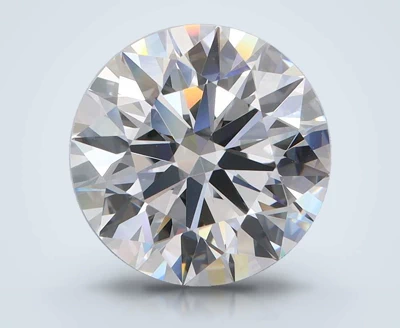 3.96ct D FL Rare Carat Ideal Cut Round Lab Grown Diamond