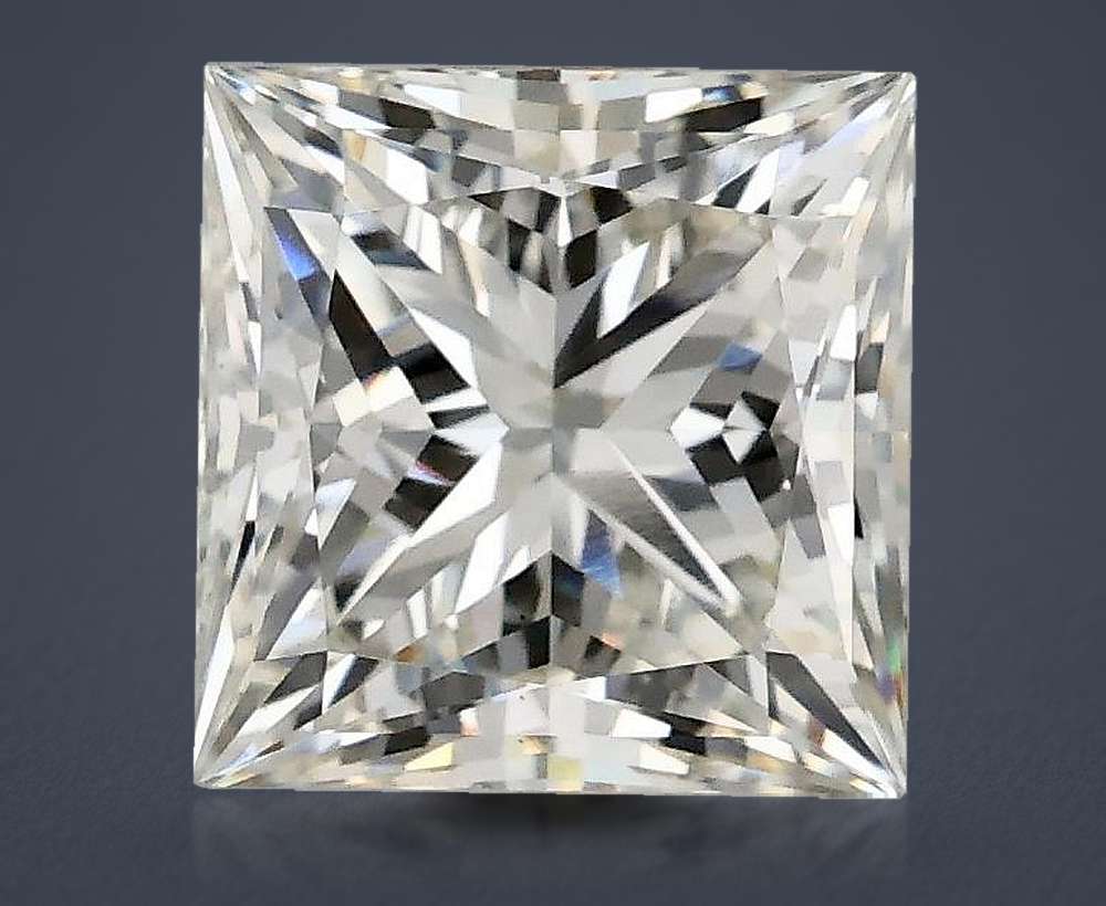 2.54ct H VS1 Rare Carat Ideal Cut Princess Lab Grown Diamond