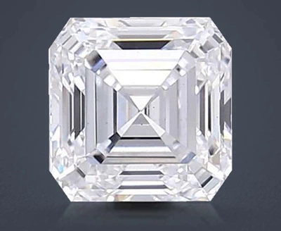 1.06ct E VS1 Very Good Cut Asscher Lab Grown Diamond
