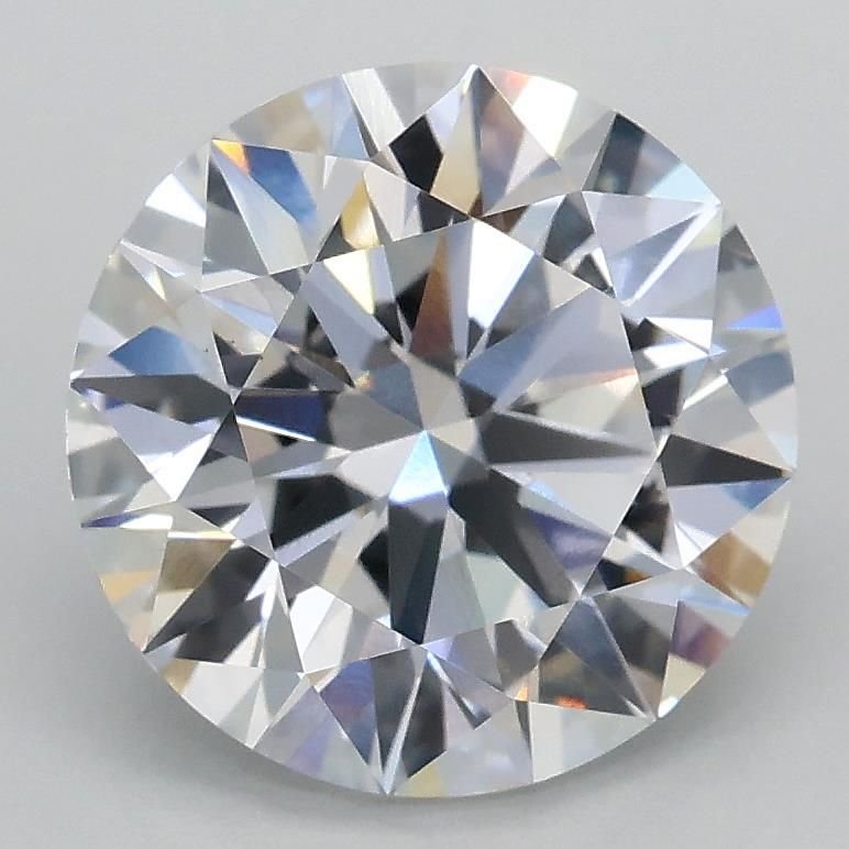 2.54ct D VS1 Rare Carat Ideal Cut Round Lab Grown Diamond