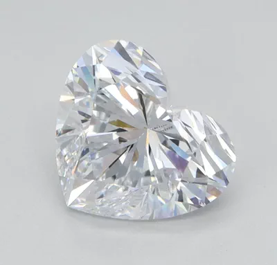1.52ct E VS1 Rare Carat Ideal Cut Heart Lab Grown Diamond