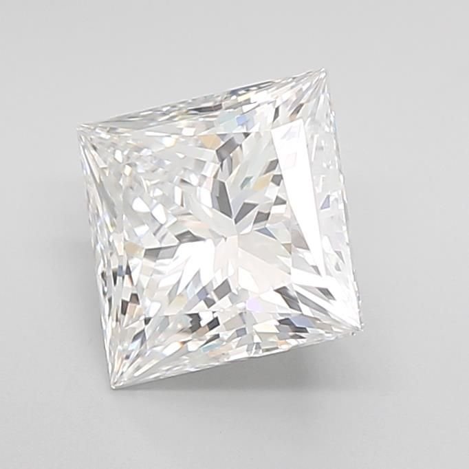 2.07ct D VVS2 Rare Carat Ideal Cut Princess Lab Grown Diamond