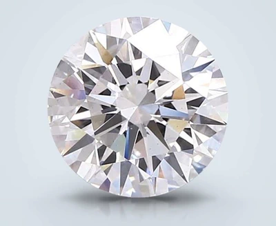 5.03ct F VS2 Rare Carat Ideal Cut Round Lab Grown Diamond