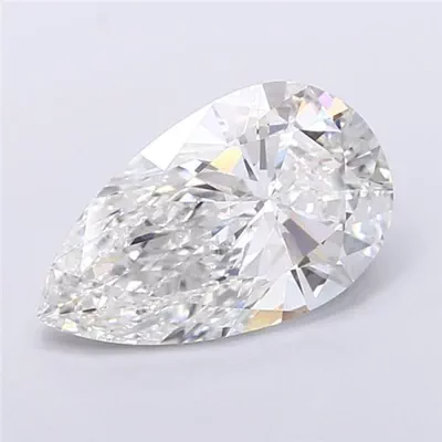 8.08ct F VVS2 Rare Carat Ideal Cut Pear Lab Grown Diamond
