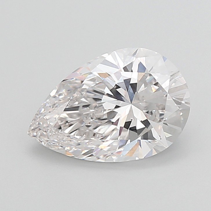 3.01ct F VS1 Rare Carat Ideal Cut Pear Lab Grown Diamond