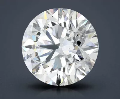 4.05ct D SI2 Rare Carat Ideal Cut Round Diamond