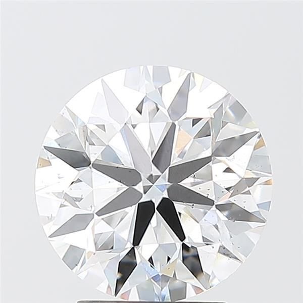 3.01ct E SI1 Excellent Cut Round Lab Grown Diamond