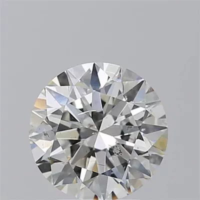 2.60ct H SI2 Rare Carat Ideal Cut Round Diamond