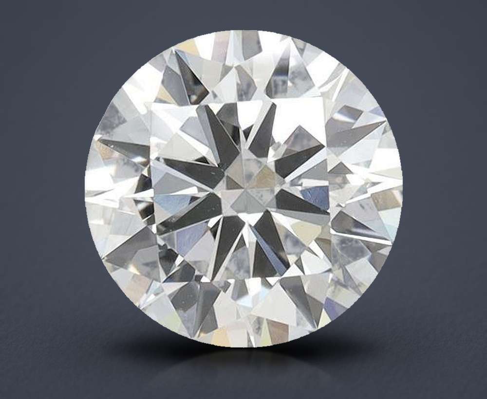 2.52ct G VS2 Rare Carat Ideal Cut Round Lab Grown Diamond