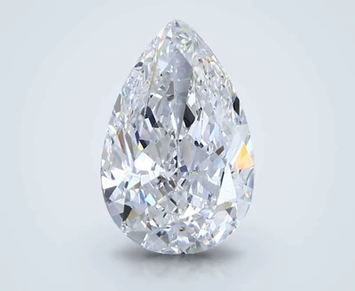 4.06ct D SI1 Excellent Cut Pear Diamond