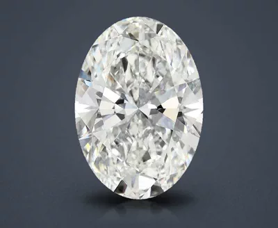 10.23ct F VVS2 Rare Carat Ideal Cut Oval Lab Grown Diamond