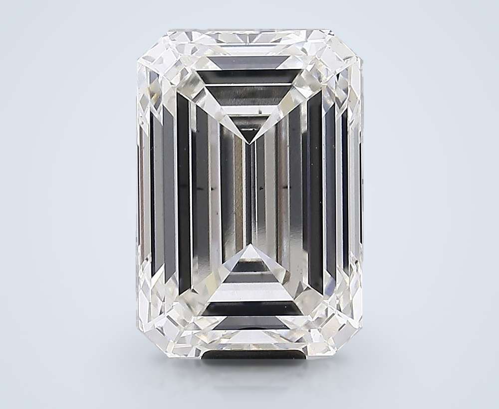 20.55ct H VS2 Rare Carat Ideal Cut Emerald Lab Grown Diamond