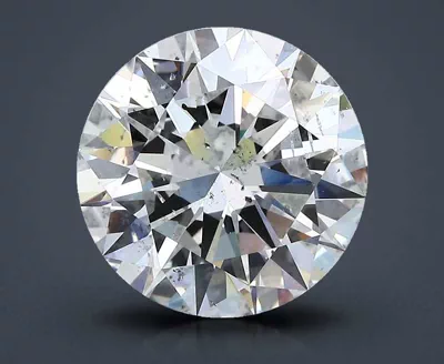 3.73ct F SI2 Excellent Cut Round Diamond