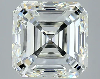 5.01ct J VS1 Rare Carat Ideal Cut Asscher Diamond