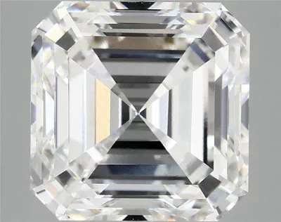 7.17ct F VVS2 Excellent Cut Asscher Lab Grown Diamond