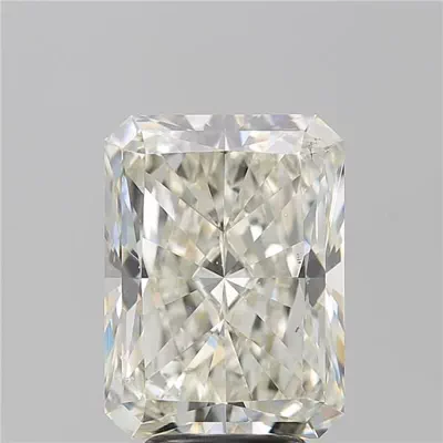 5.01ct K SI1 Rare Carat Ideal Cut Radiant Diamond