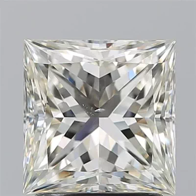 2.01ct K VS2 Rare Carat Ideal Cut Princess Diamond
