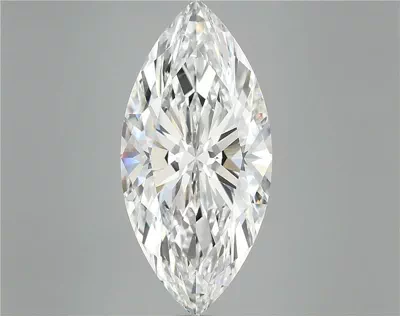 7.17ct F VS1 Rare Carat Ideal Cut Marquise Lab Grown Diamond