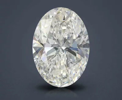 9.58ct F VS1 Rare Carat Ideal Cut Oval Lab Grown Diamond