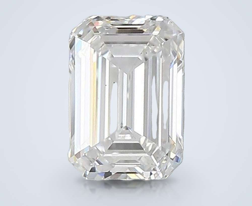 1.71ct E VS2 Rare Carat Ideal Cut Emerald Lab Grown Diamond