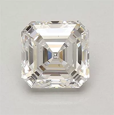 1.58ct D VS2 Rare Carat Ideal Cut Asscher Lab Grown Diamond