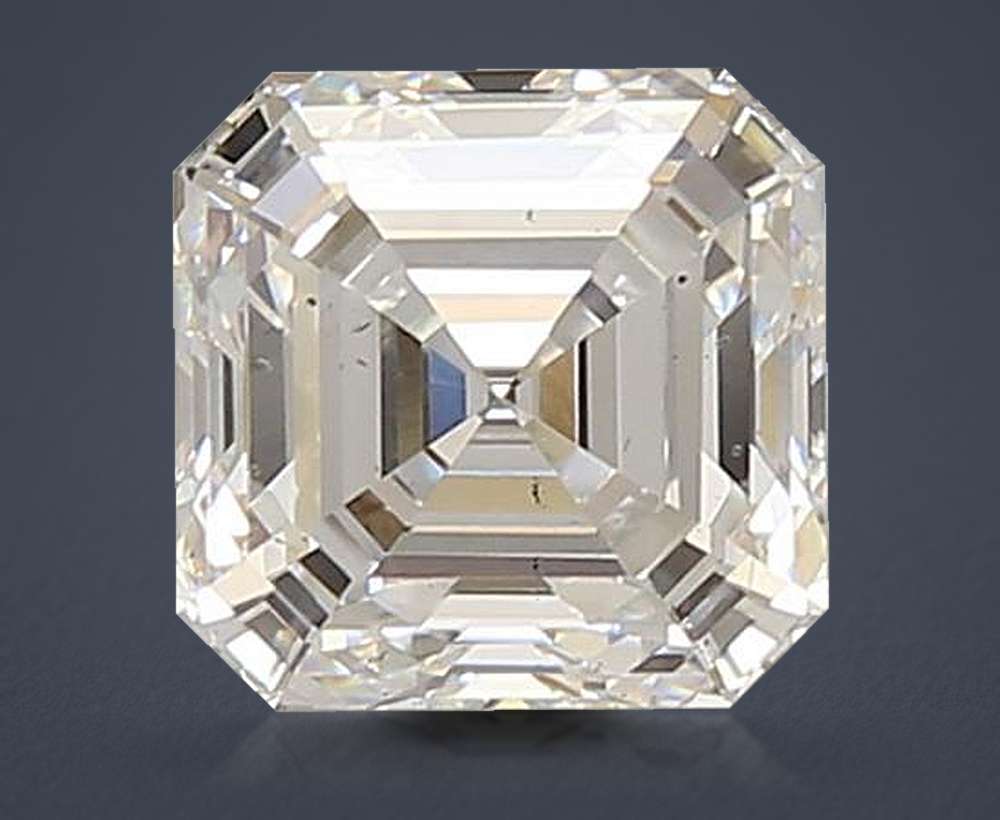 1.58ct D VS2 Rare Carat Ideal Cut Asscher Lab Grown Diamond