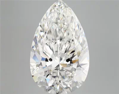 10.14ct F VVS2 Rare Carat Ideal Cut Pear Lab Grown Diamond