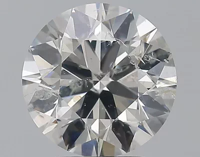 3.00ct H SI2 Rare Carat Ideal Cut Round Diamond