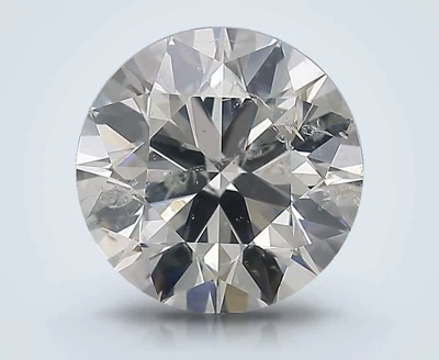 3.00ct H SI2 Rare Carat Ideal Cut Round Diamond