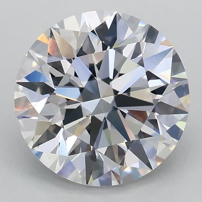 2.07ct D VVS2 Rare Carat Ideal Cut Round Lab Grown Diamond