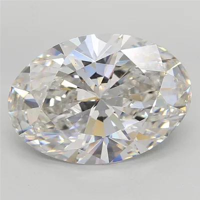 14.08ct F VS2 Rare Carat Ideal Cut Oval Lab Grown Diamond